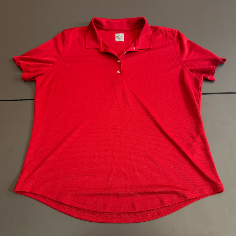 Callaway Red Polo Shirt XXL